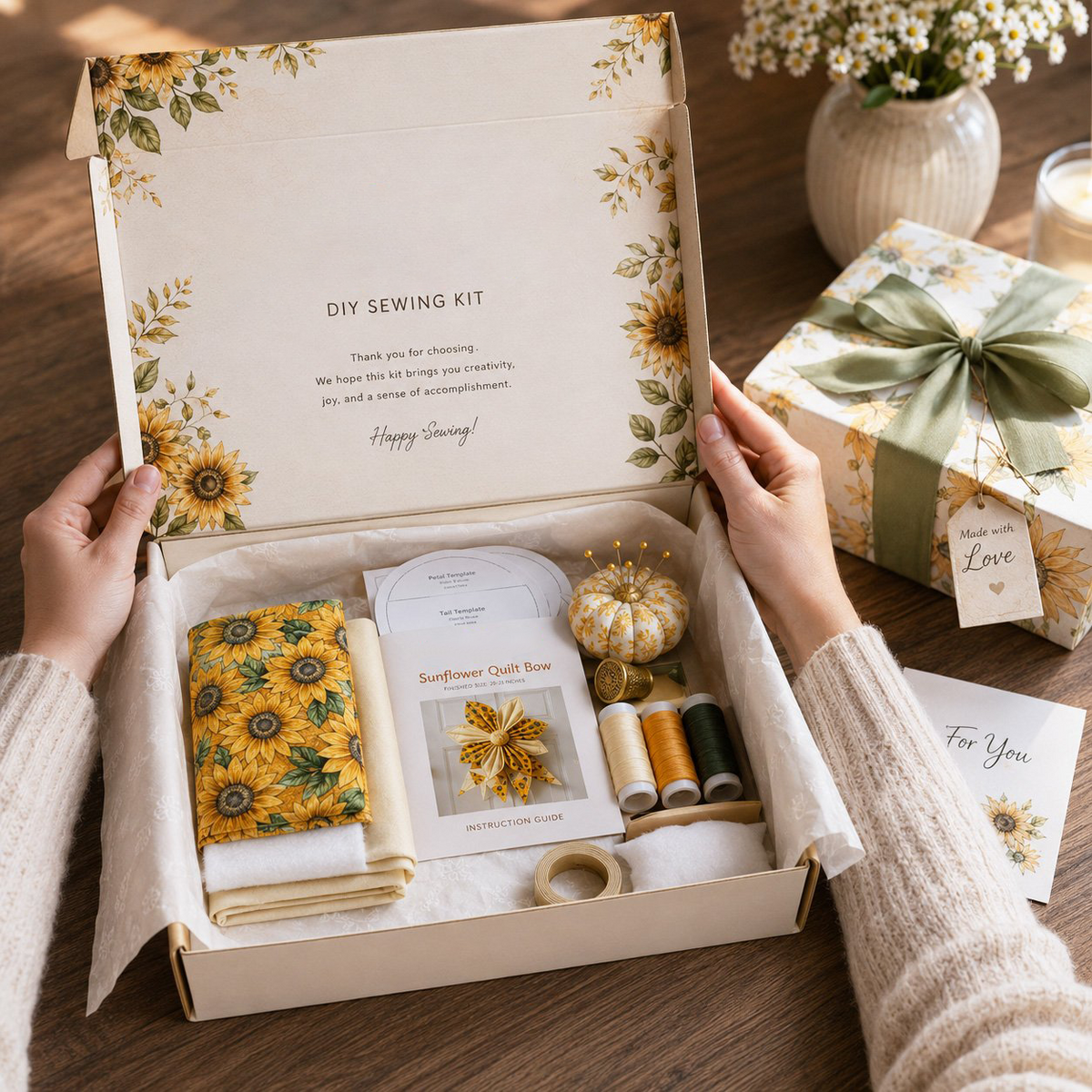✨Large Patchwork Bow Sewing Kit