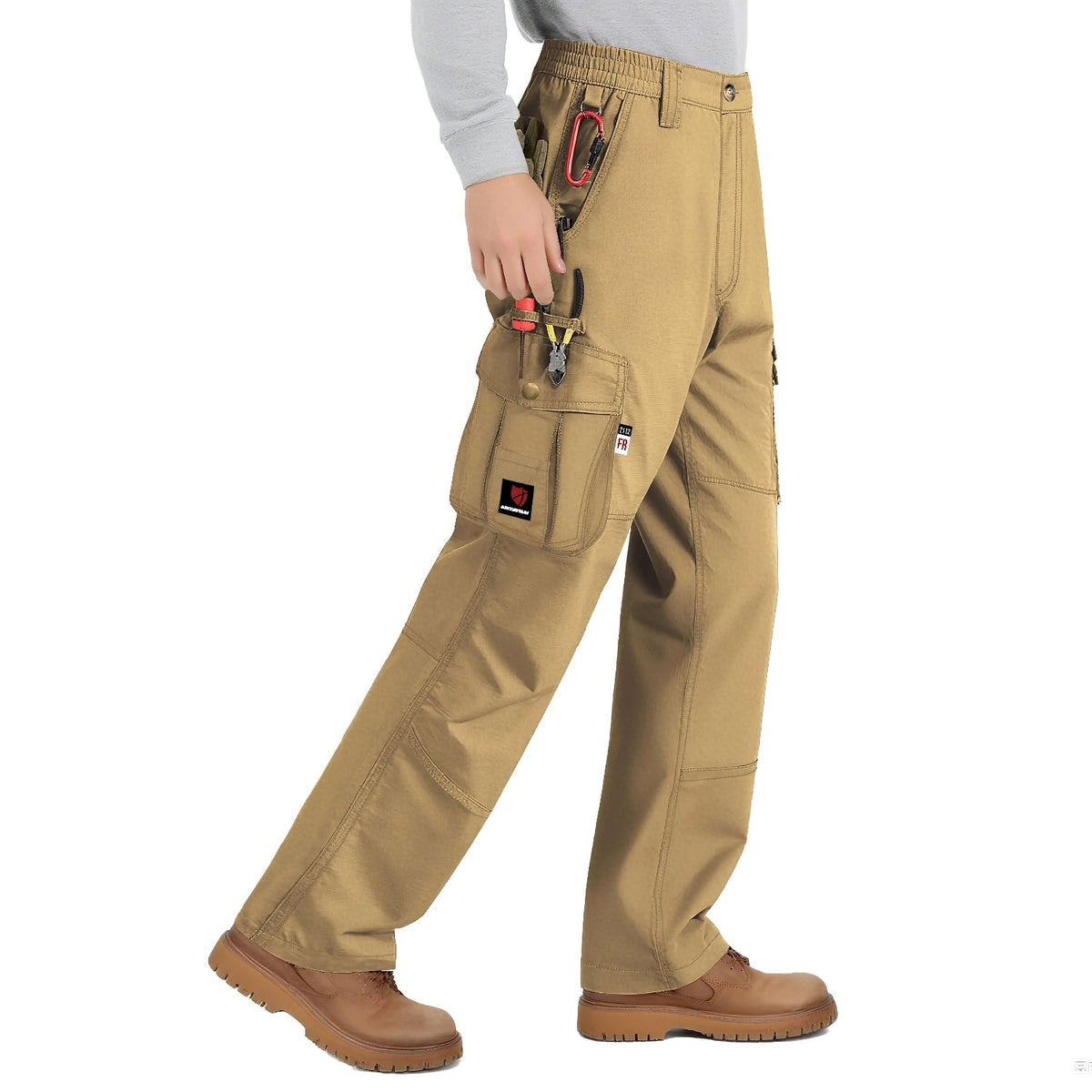 Arccaptain 100% Cotton Flame Resistant Welding Pants for Men
