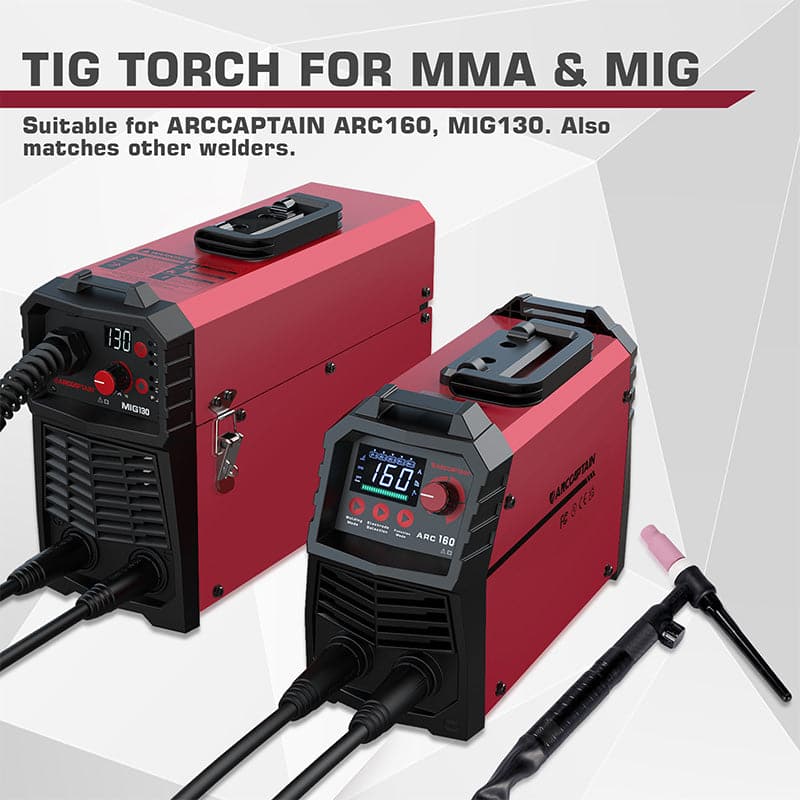 WP-17V 150 Amps 10-25mm TIG Welding Torch with 13ft Hose