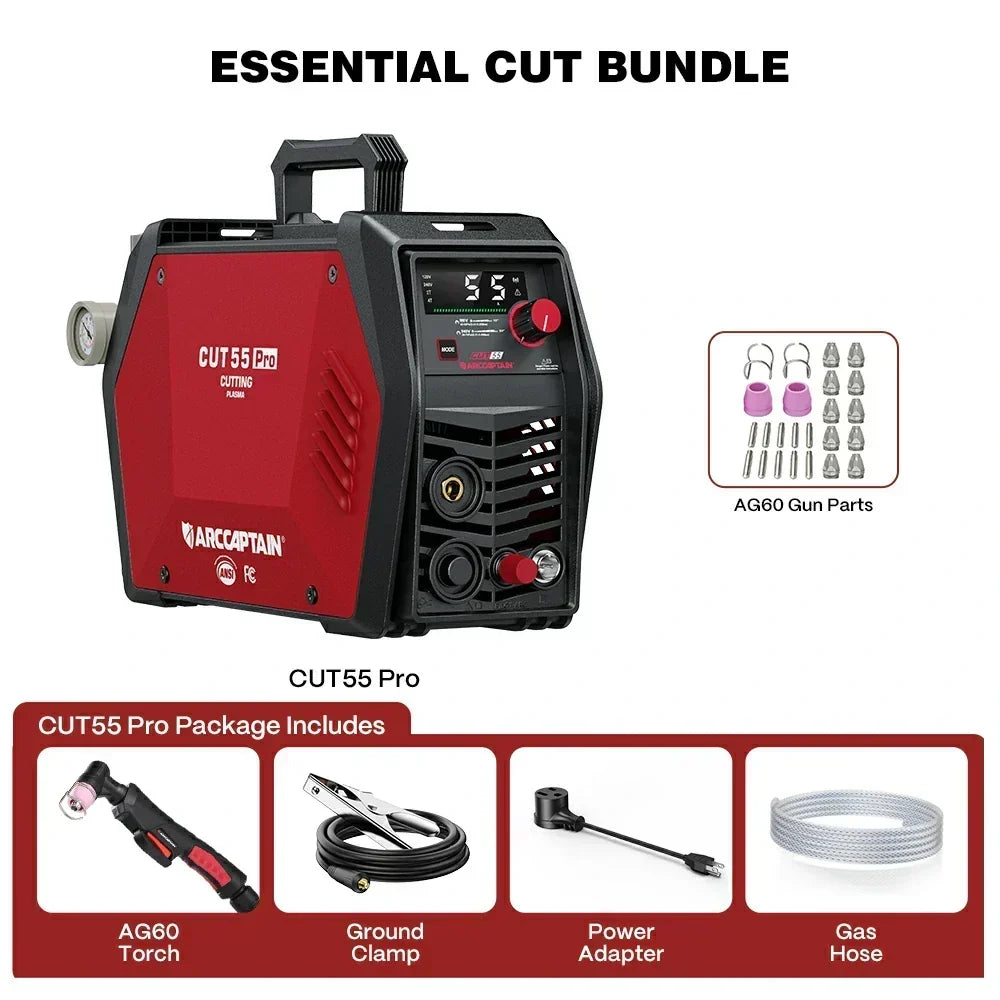 Arccaptain CUT55 Pro Dual Voltage Plasma Cutter