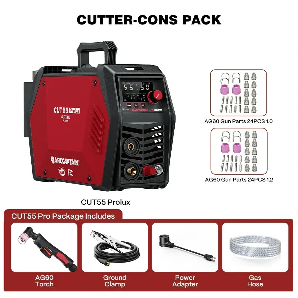 Arccaptain CUT55 Prolux Non-Touch Plasma Cutter High Performance