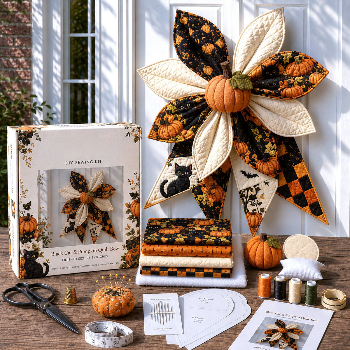 ✨Large Patchwork Bow Sewing Kit