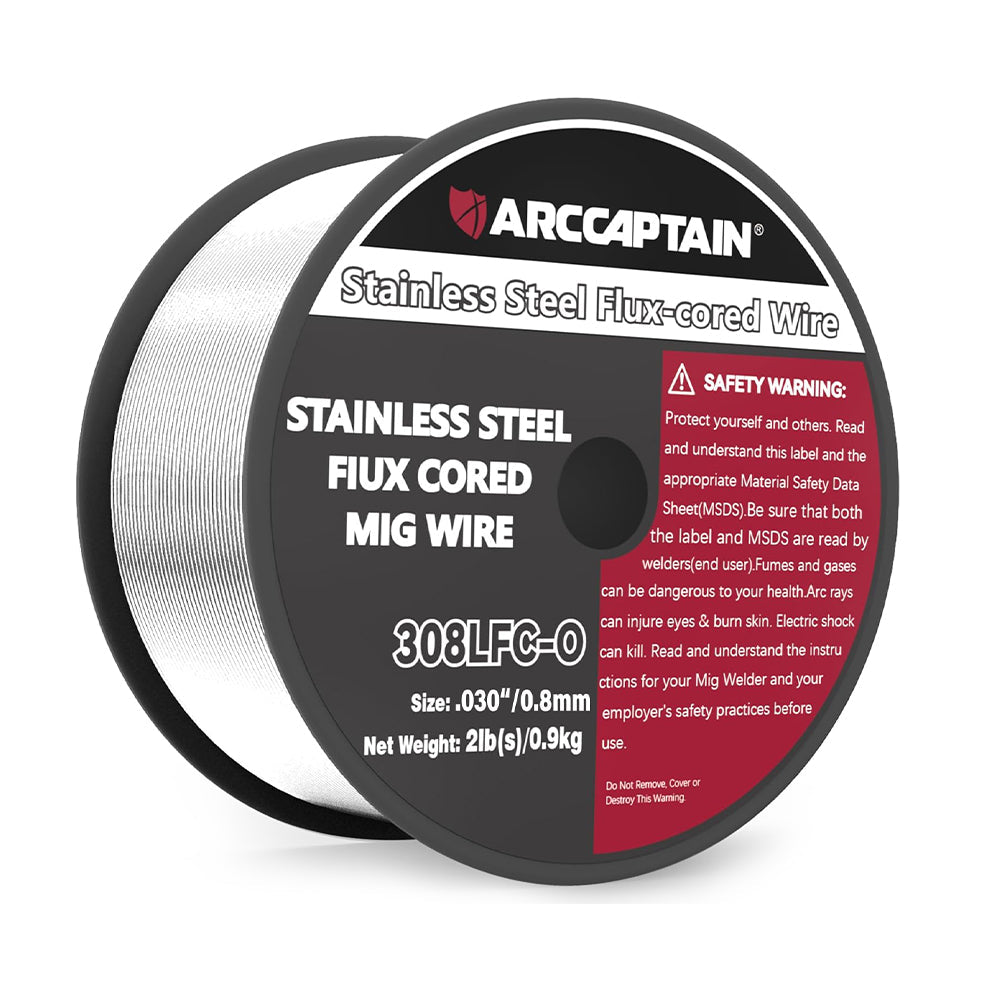 E308LFC-O Flux Cored Wire 2 Lbs Stainless Steel Mig Welding Wire