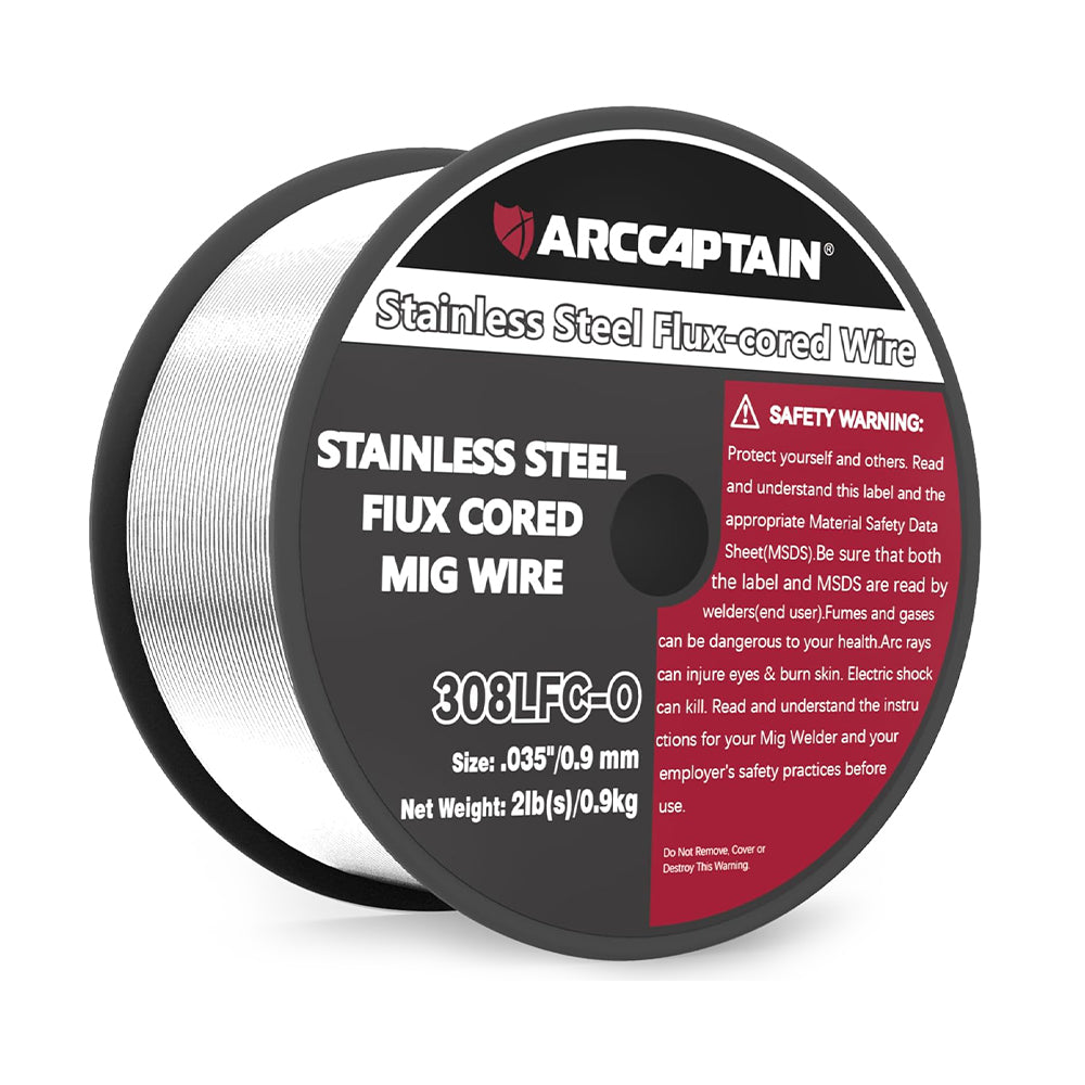 E308LFC-O Flux Cored Wire 2 Lbs Stainless Steel Mig Welding Wire