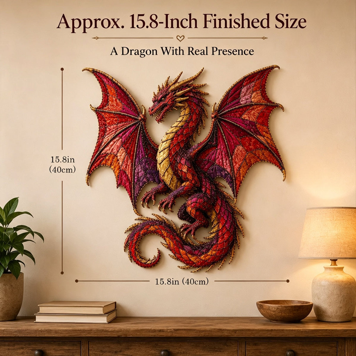 ⏳🌙 Beginner-Friendly Mythic Wilds DIY Layered Patchwork Art Kit | Complete Kit with Patterned Fabrics, Sewing Materials & Step-by-Step Guide Included 💕
