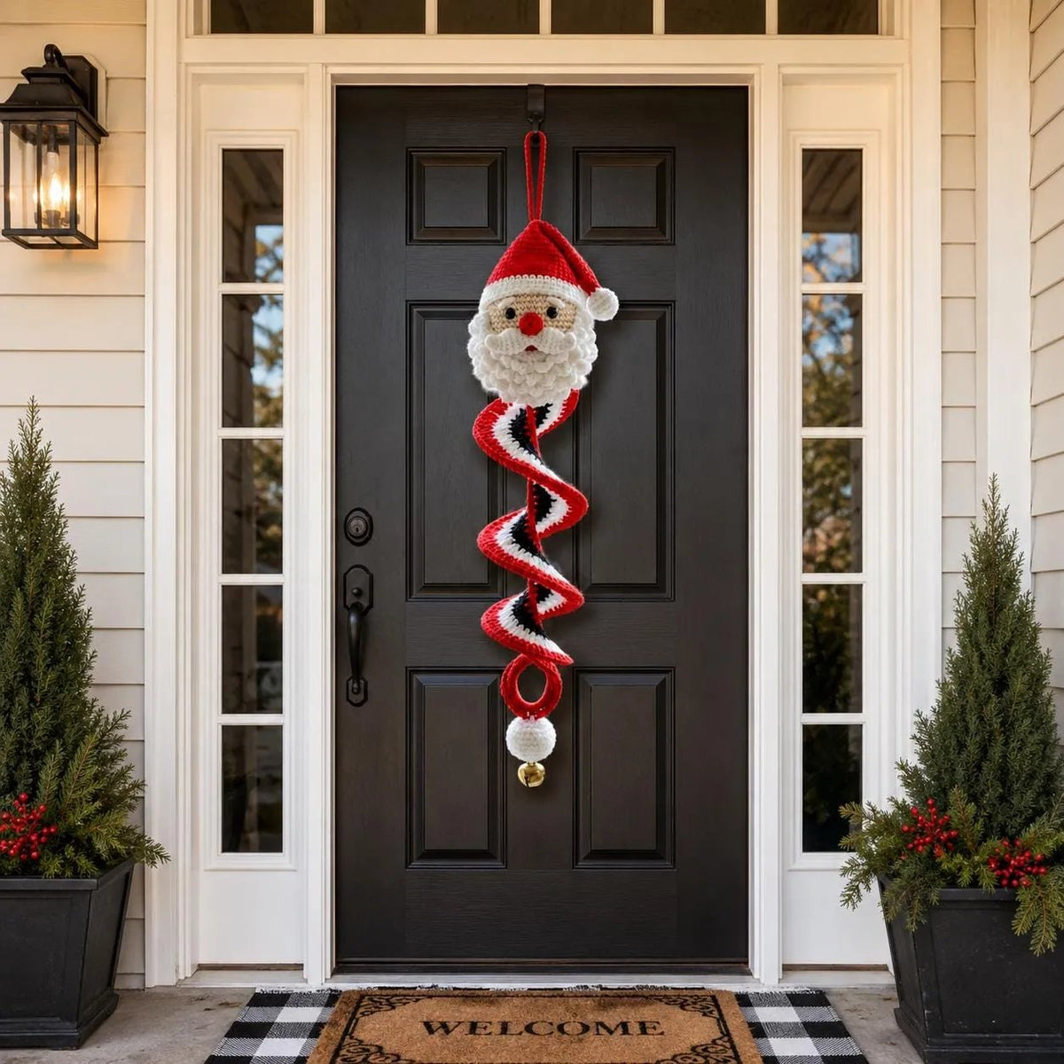 🔥 LAST DAY 49% OFF – ☃️ Crochet Snowman Spiral Ornament DIY Kit | Complete Beginner-Friendly Set with Soft Yarn, Crochet Hook, Festive Beads, Snowflakes & Step-by-Step Guide 🧶🎄✨