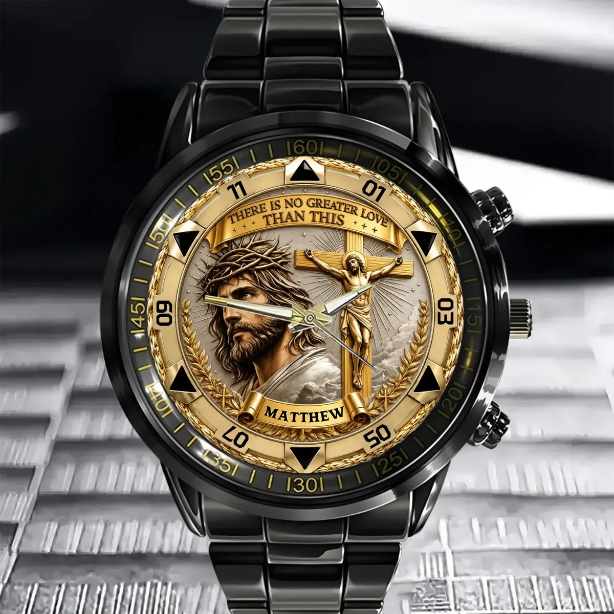 Christian Crucifix Watch – Faith-Inspired Cross Design