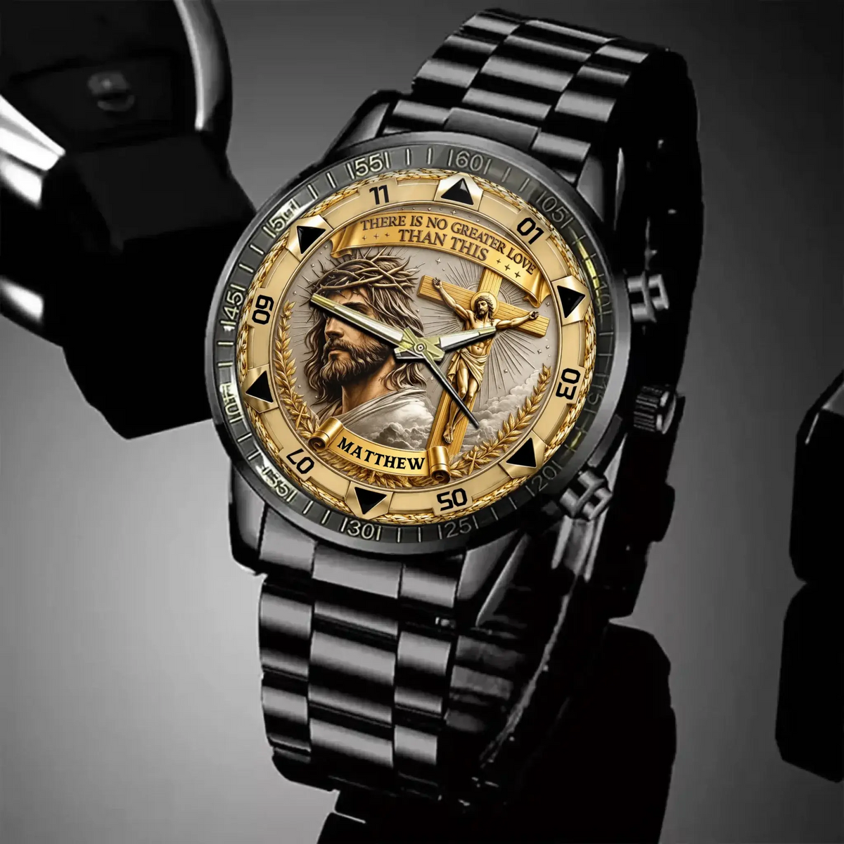 Christian Crucifix Watch – Faith-Inspired Cross Design