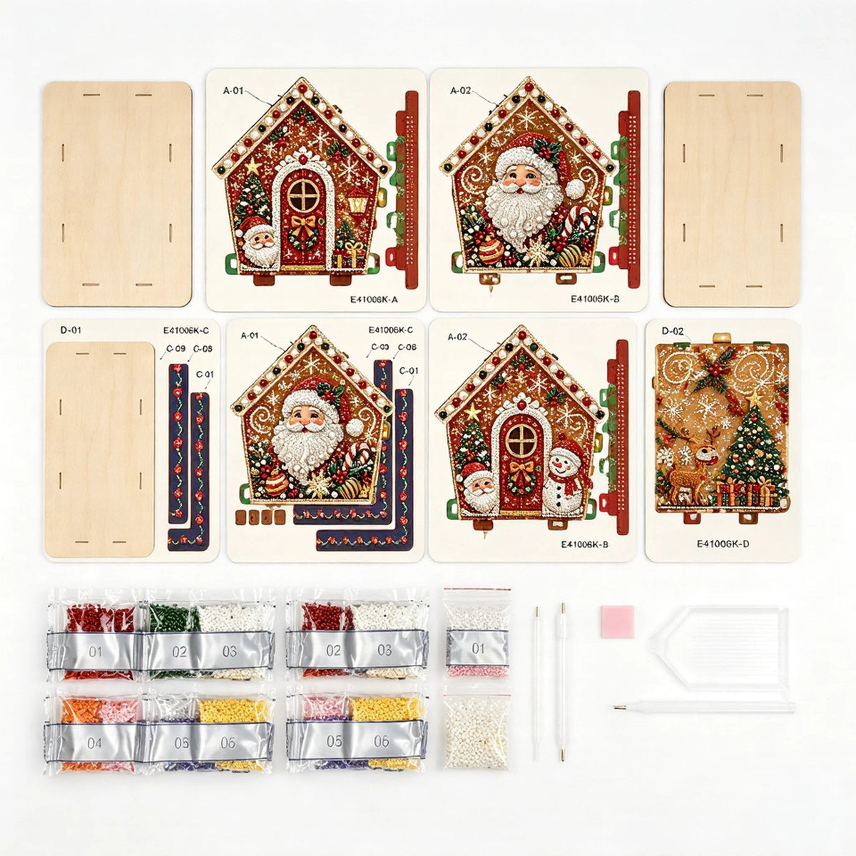 Zavrlygoods DIY Pearl Art - Christmas Collection