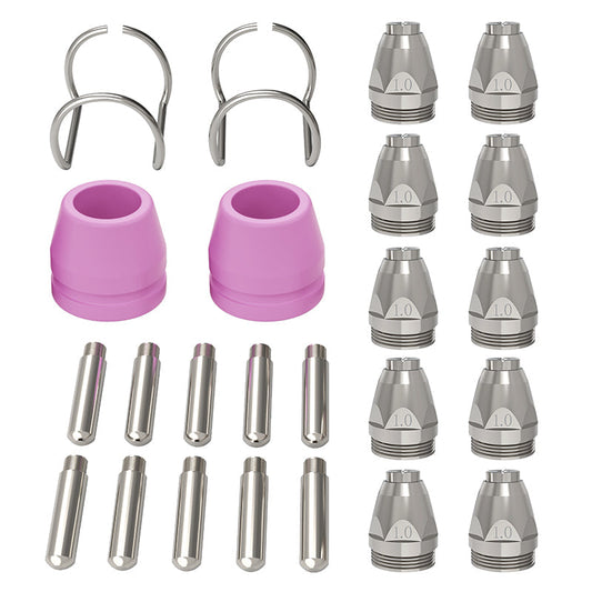 ARCCAPTAIN AG60 Pilot ARC Plasma Cutter Torch Consumables 24 Pcs