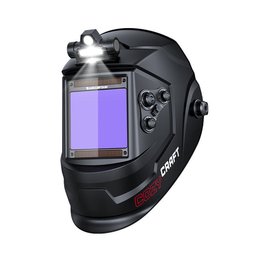 CozyCraft X200 True Color Large Viewing Welding Helmet Black
