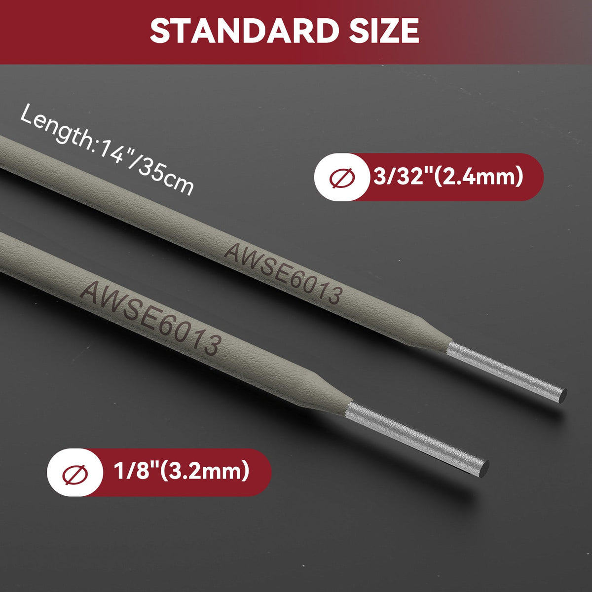 Arccaptain 6013 Welding Rod 5 Lbs Carbon Steel ARC Electrodes