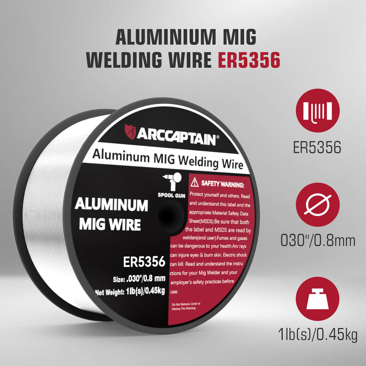 ER5356 Aluminum Welding Wire 1 LB MIG Wire for Spool Gun