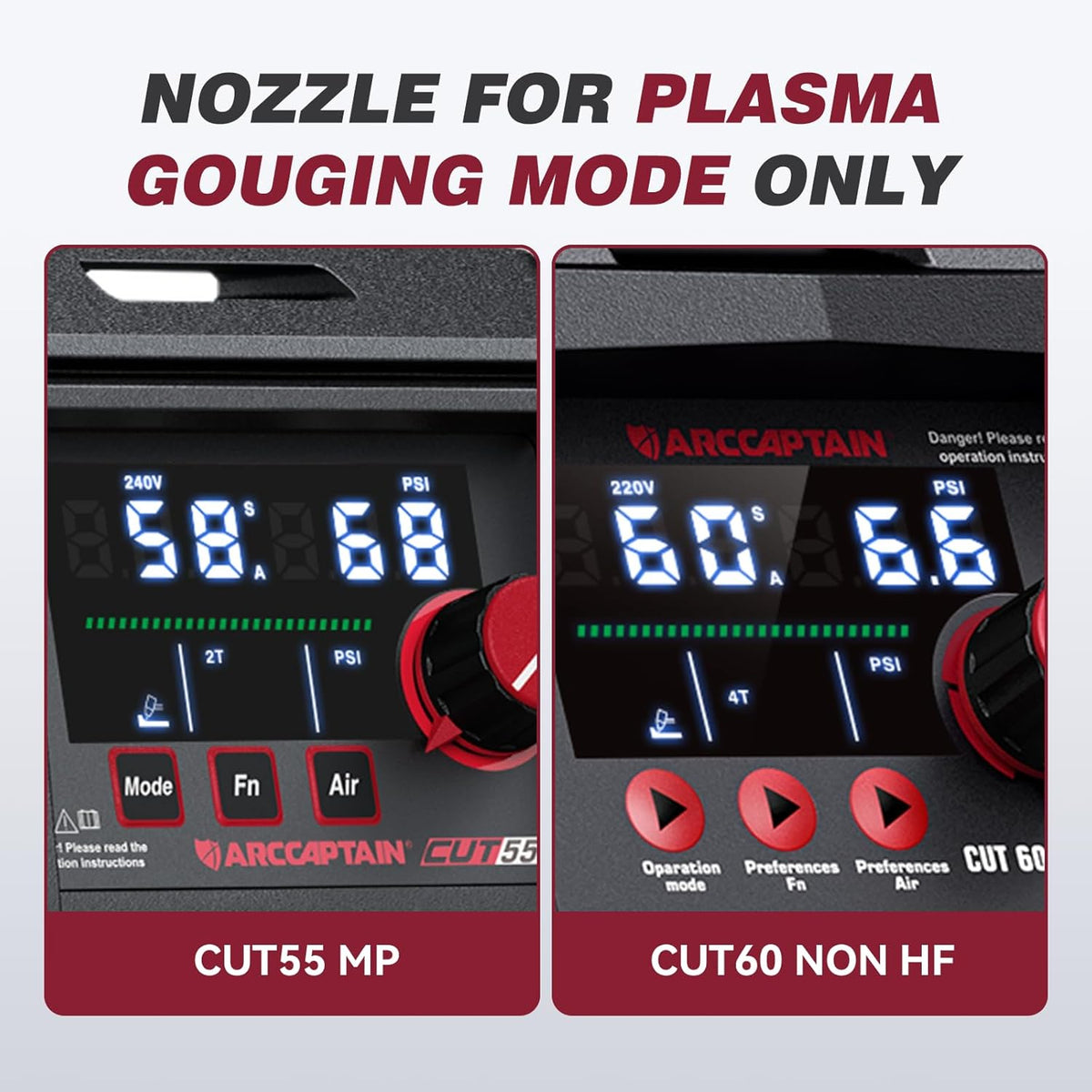 IPT60 Plasma Gouging Consumables Kit for CUT55 MP / CUT50 NON-HF
