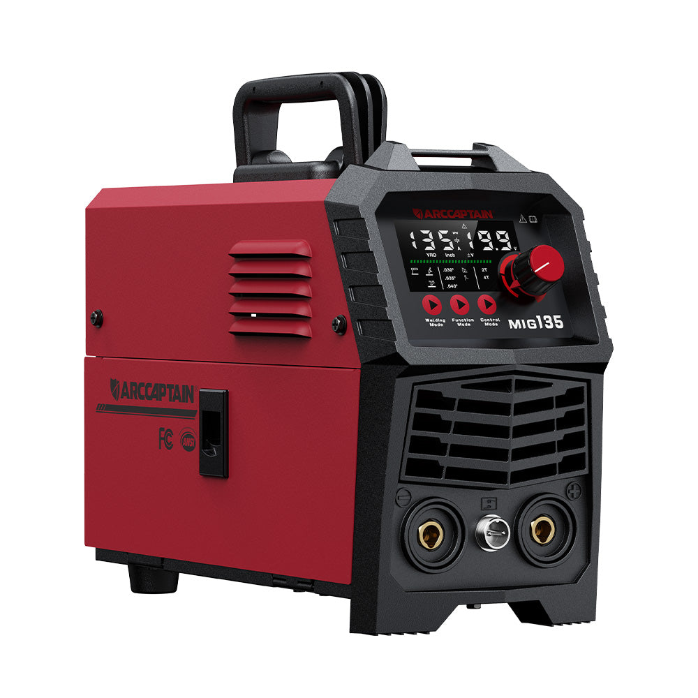Arccaptain MIG130 Best 3 in 1 110V Portable No Gas Flux Core Welder