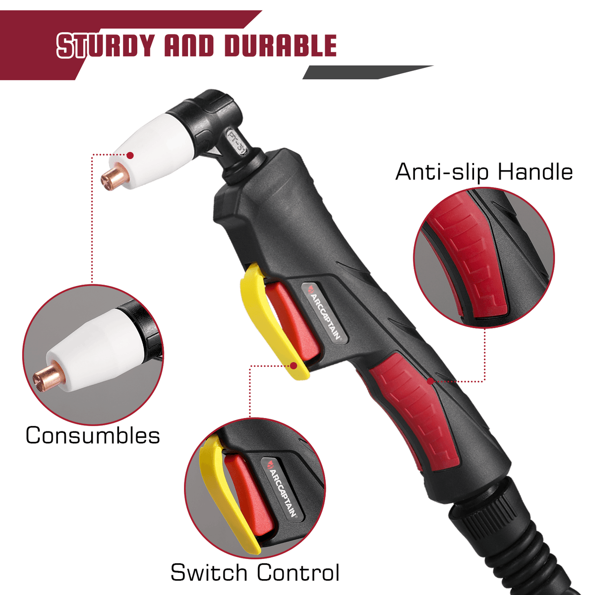 ARCCAPTAIN PT31 Plasma Cutting Torch