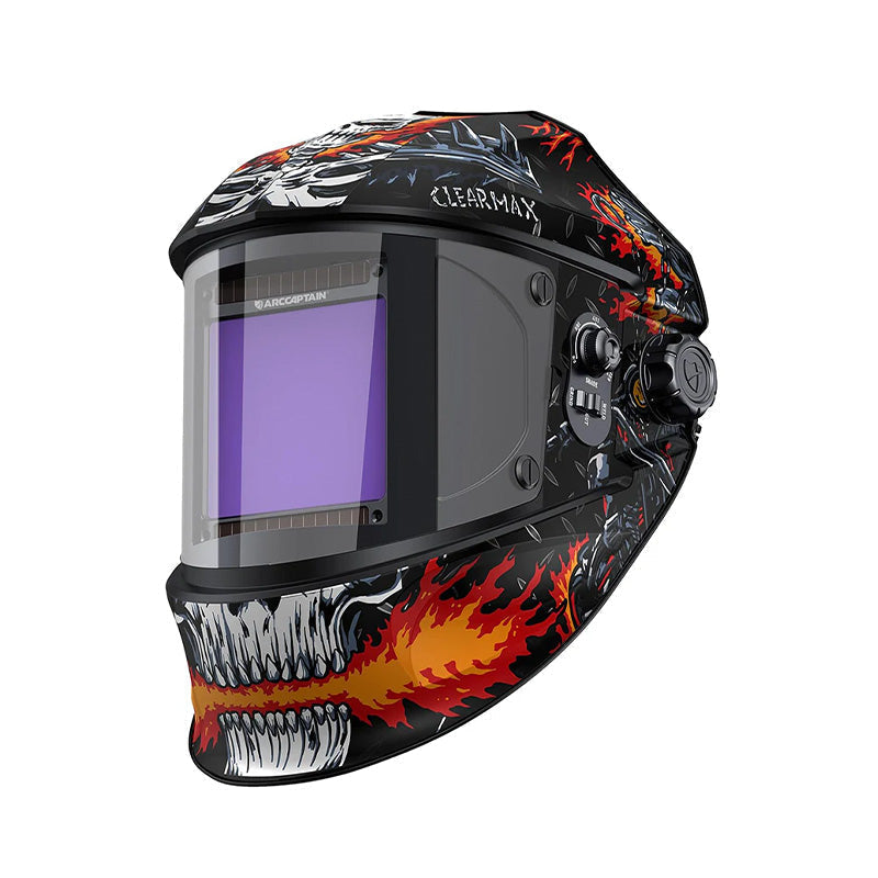 EXSpace X200 Auto Darkening Welder Helmet Skull Knight