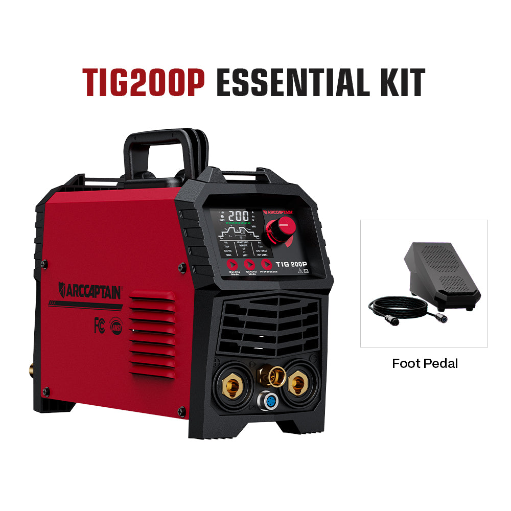 Arccaptain TIG200P DC Pulse 200Amp TIG Welding Machine