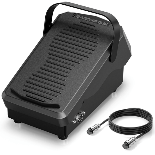 5-Pin Remote Amp Control with Strap Foot Pedal for TIG Welder