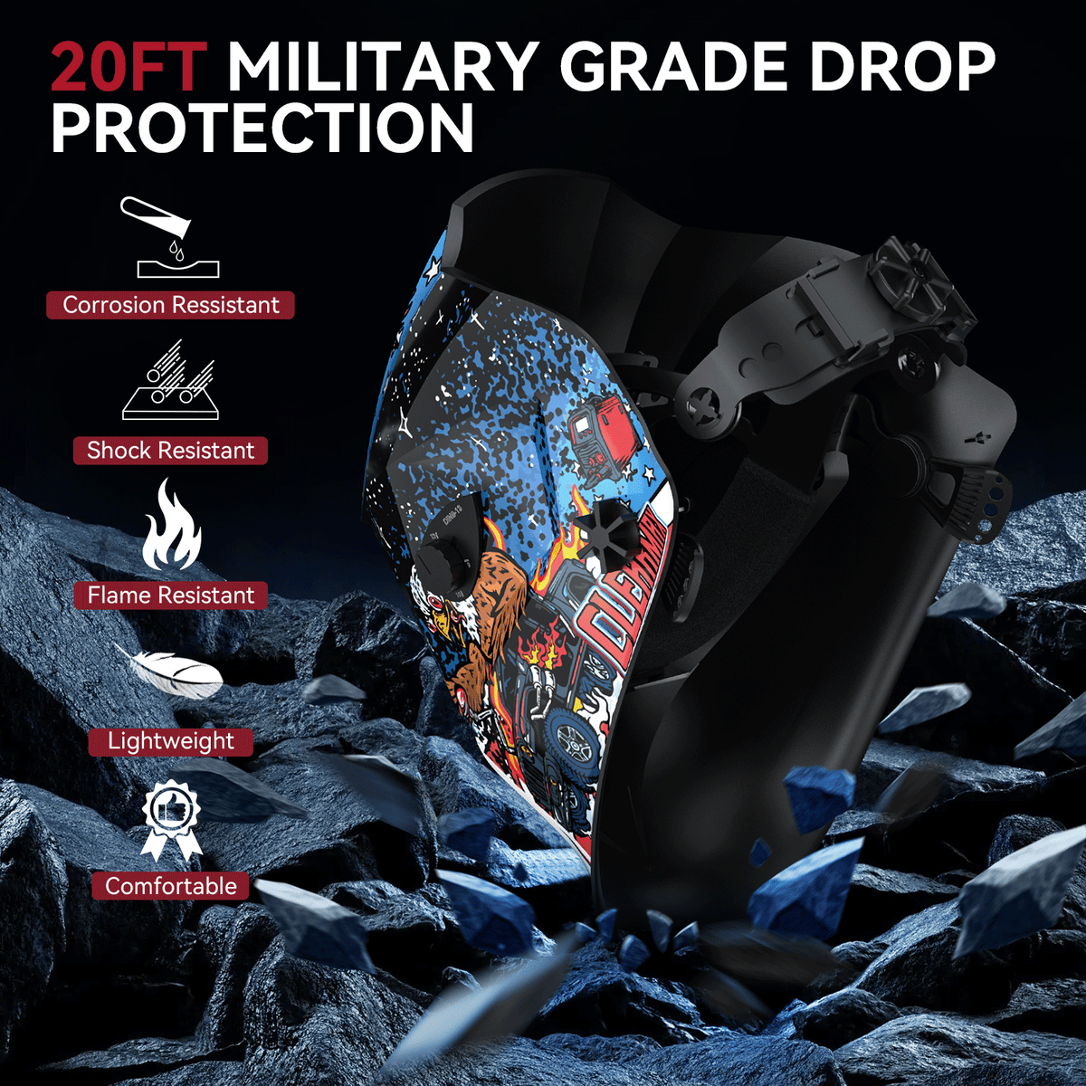ClearLite X100 True Color Viewing Screen Welding Helmet American Eagle
