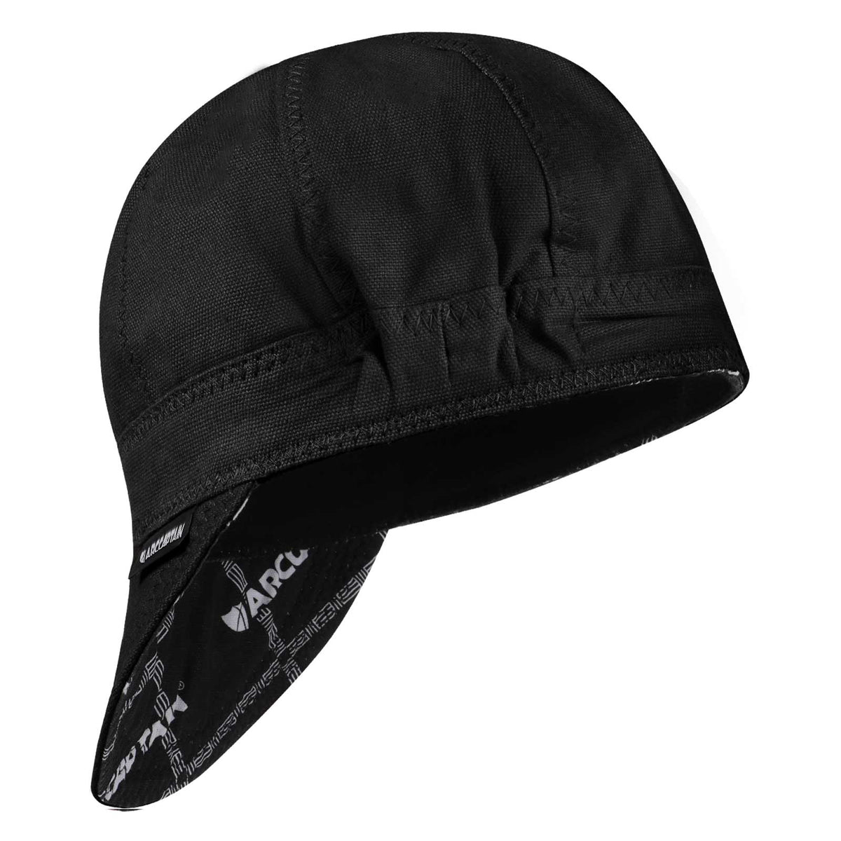 Reversible Pure Cotton Welding Cap with Elastic Retractable Band