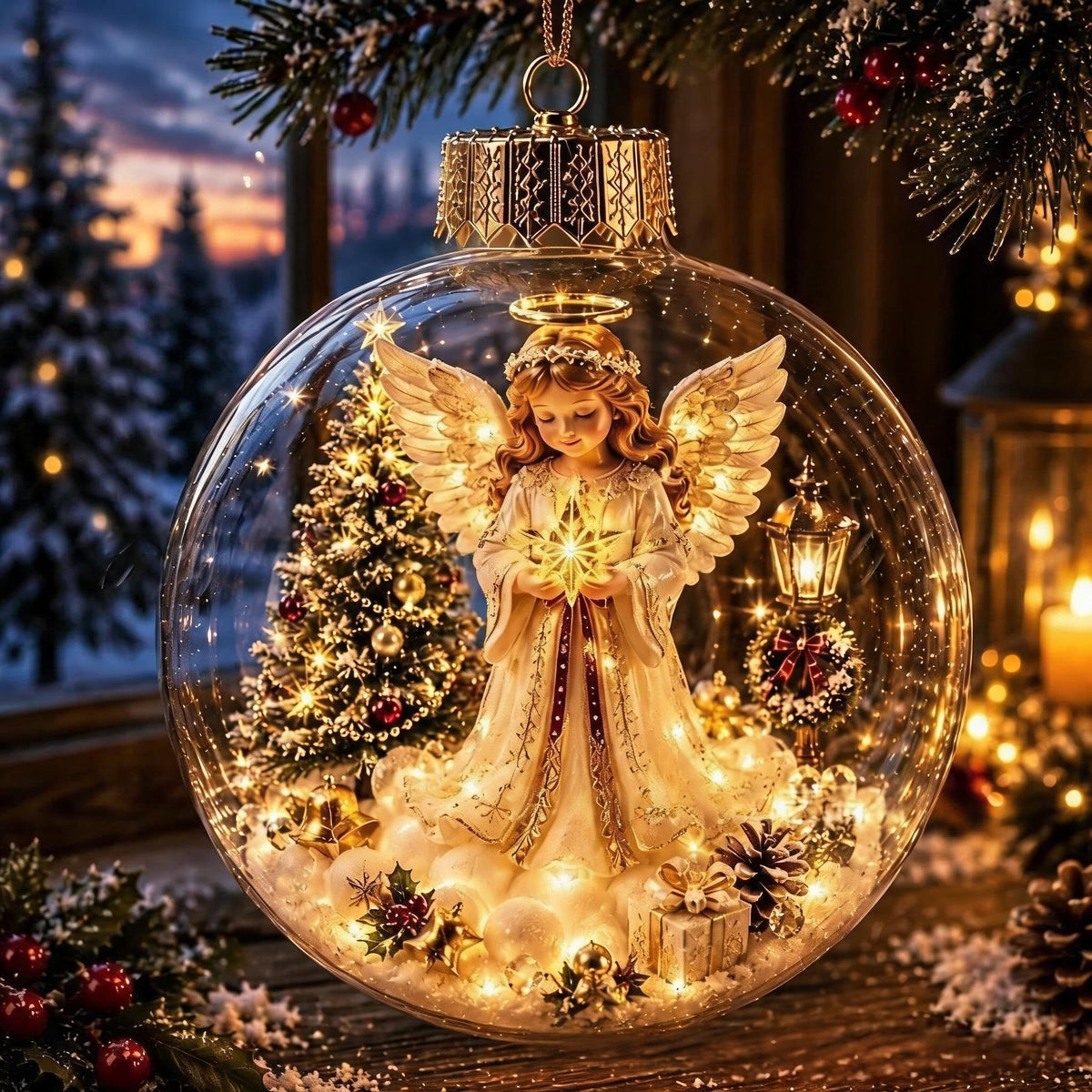 🔥49% OFF - 🎄✨Glowing Christmas Diorama Ornament