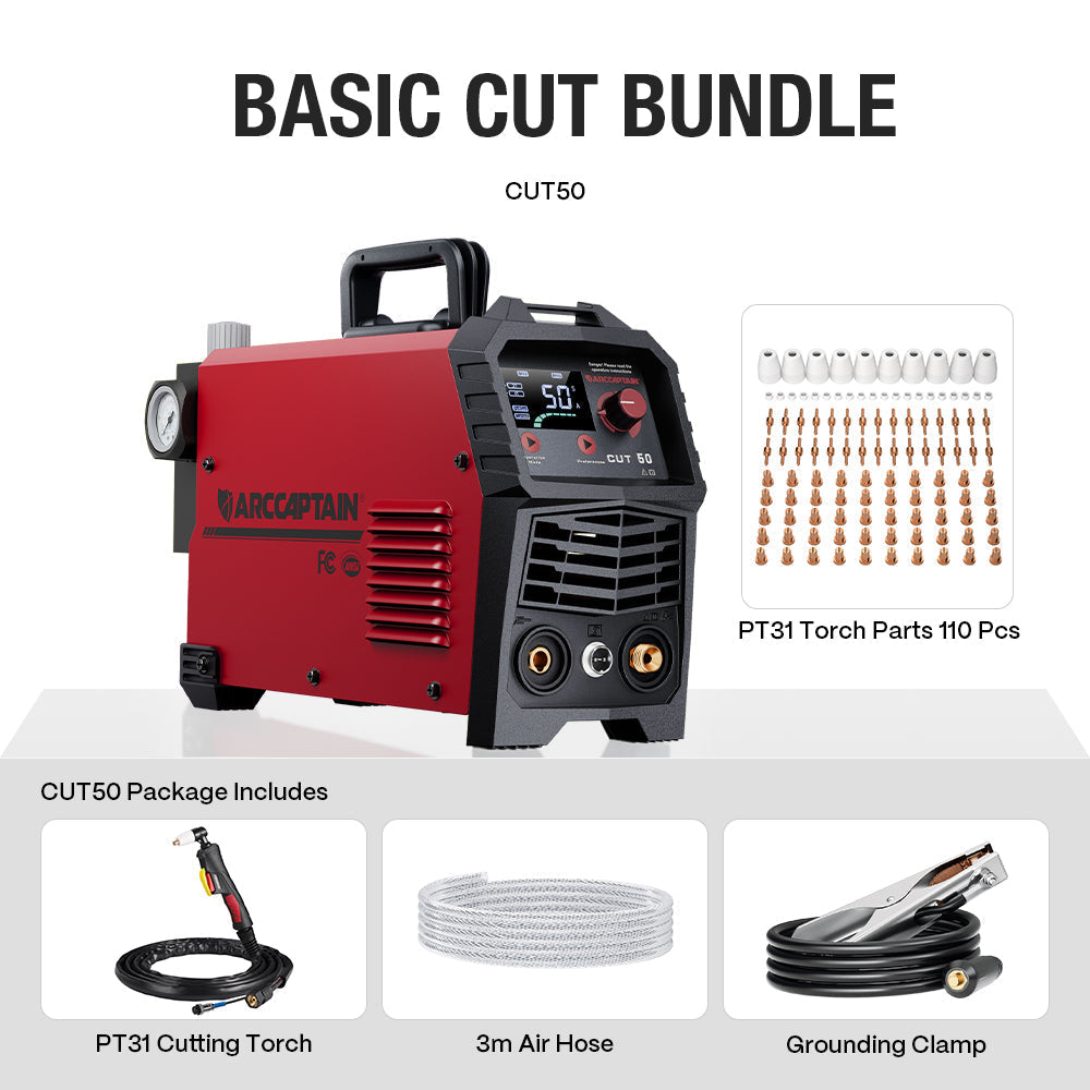 Arccaptain CUT50 Plasma Cutter Dual Voltage