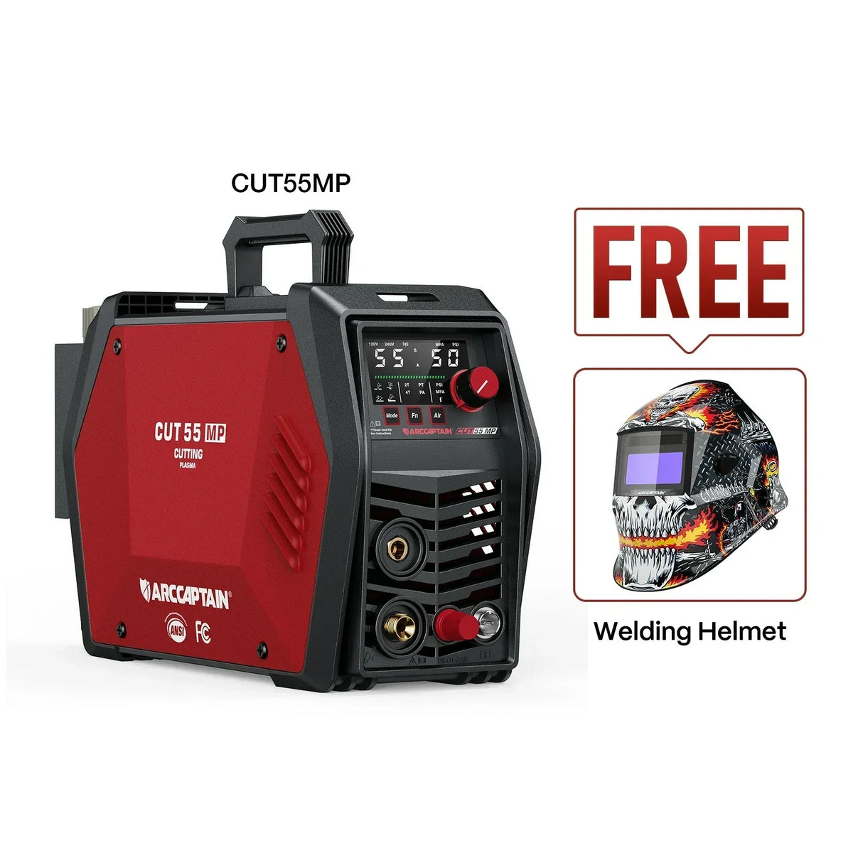 arccaptain cut55mp with free helmet