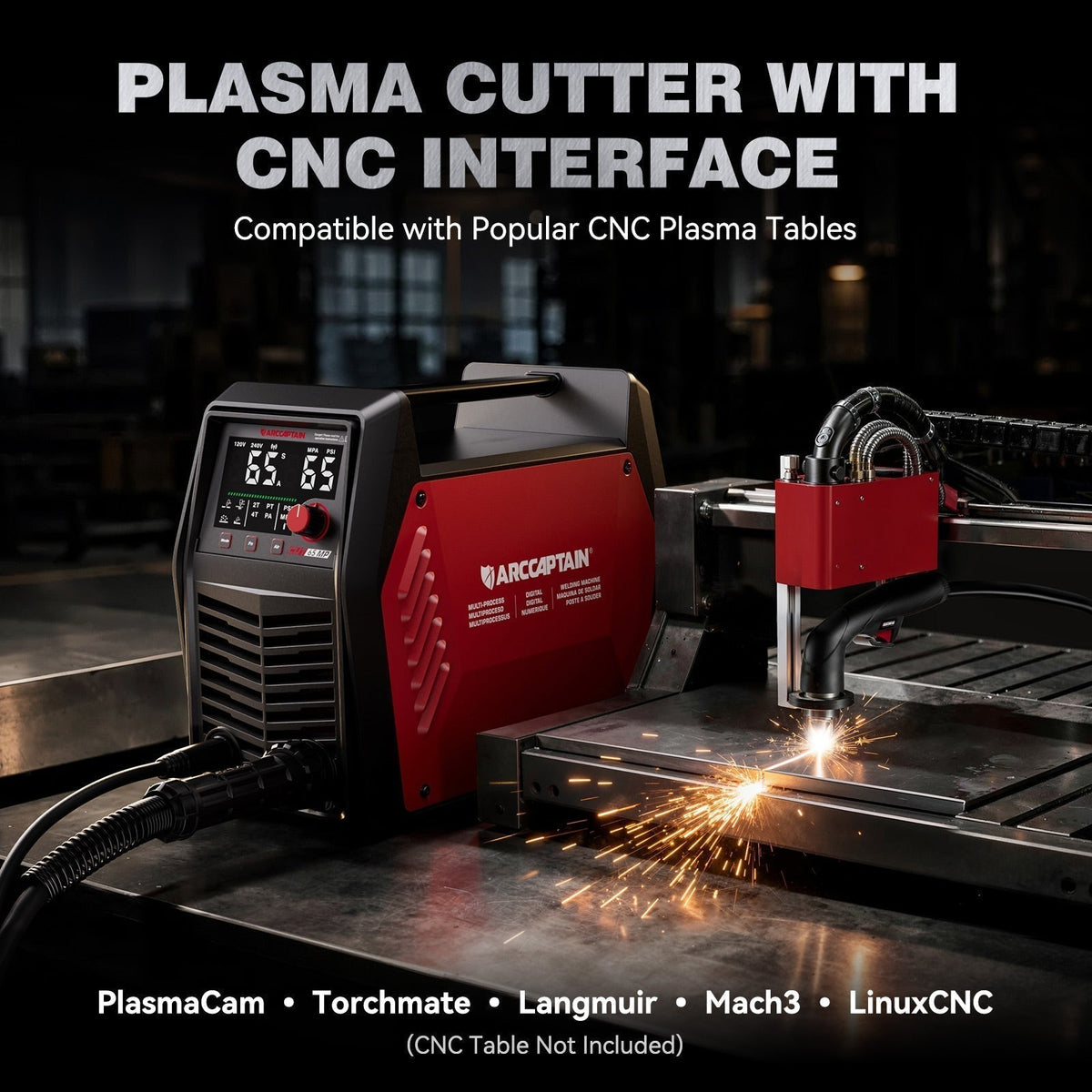 Arccaptain CUT65MP NON-HF CNC Plasma Cutter