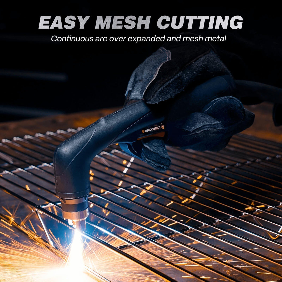 Arccaptain CUT55 NON-HF Plasma Cutter with Welding Helmet