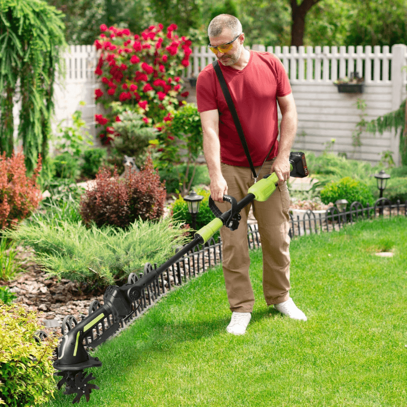 🔥Zavrlygoods™ Multifunctional 2-in-1 Cordless Tiller & Cultivator with Telescopic Pole
