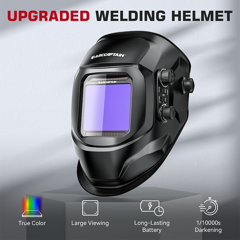 VisionMax X200 True Color Auto Darken Welding Helmet 3.94"X3.66"