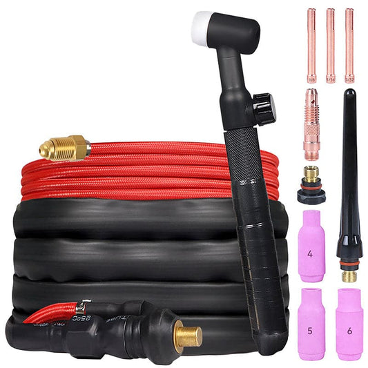 WP-17V 150 Amps 10-25mm TIG Welding Torch with 13ft Hose