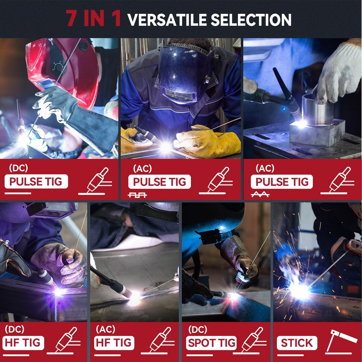Arccaptain TIG200P AC DC TIG Welder ProSaver Bundle
